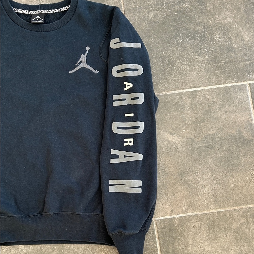 Men's Air Jordan Black Sweatshirt